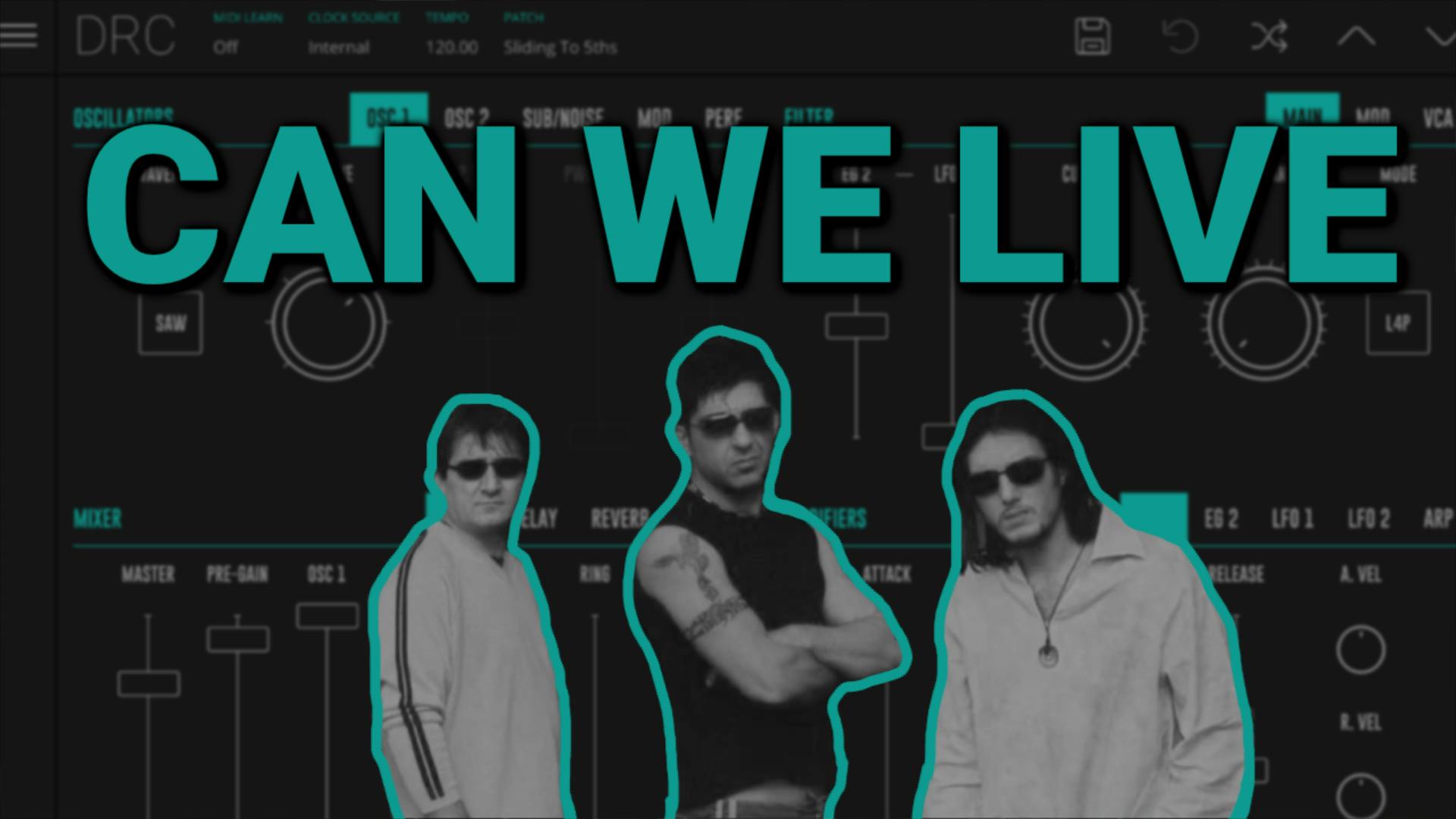 How to make the sounds from Jestofunk 'Can We Live' with DRC